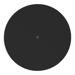 Atlas IED 6" Round Black Grille Suits-FC-6T Ceiling Speakers