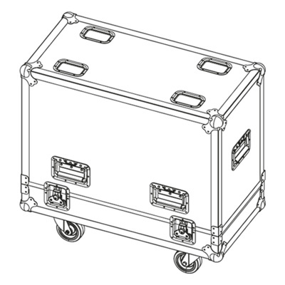 d&b audiotechnik Touring case 2 x YP