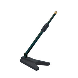 QuikLok A114 BK Short cast iron base desk-top microphone stand - Black