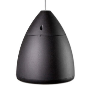 inDESIGN 2-Way Pendant Speaker. Taps at 100V 20/10/5/2.5W. 22UF/100V non -polar capacitor. Black