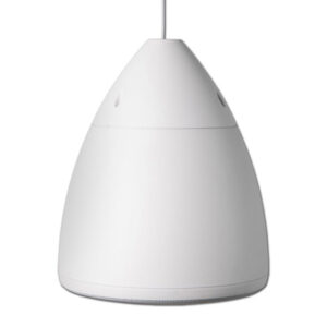 inDESIGN 2-Way Pendant Speaker. Taps at 100V 20/10/5/2.5W. 22UF/100V non -polar capacitor. White