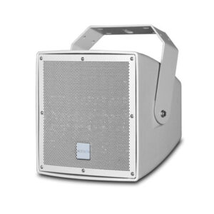 inDESIGN 8" IP56 150W two-way middle-long distance speaker. 100V White