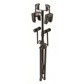 QuikLok GS528 Dual universal guitar stand with self-locking yoke device - Black - Image 3
