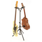 QuikLok GS528 Dual universal guitar stand with self-locking yoke device - Black - Image 4
