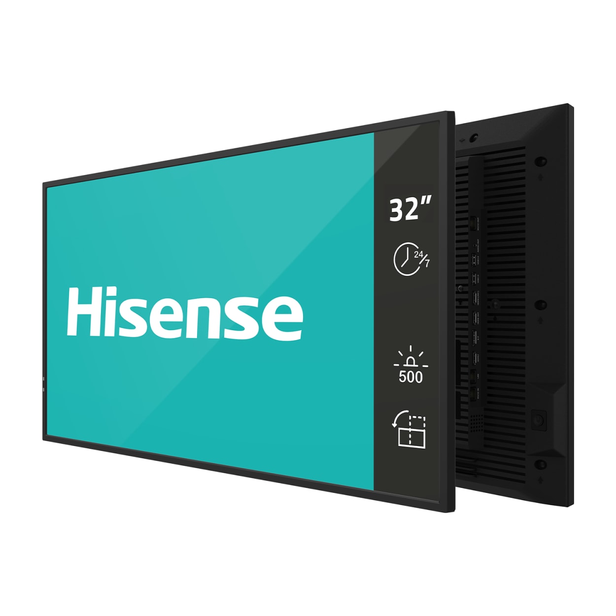 HisenseHISENSE 32DM66GE 32 UHD DIGITAL SIGNAGE 500NIT 24 X 7 ANDROID 14 PANELCommercial LCD