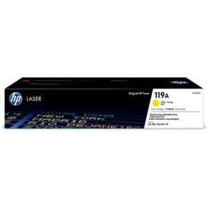 HPHP 119A YELLOW ORIGINAL LASER TONER 700 PAGES COLOR LASER 150NW 178NW 179FNW 179FWGLaser Toner