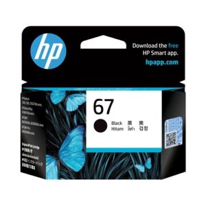 HPHP 67 BLACK ORIGINAL INK CARTRIDGE 120 PAGE YIELDInkJet Cartridges