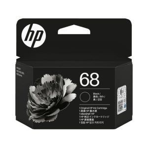 HPHP 68 BLACK ORIGINAL INK CARTRIDGE 160 PAGE YIELD FOR ENVY 6120 6130 6520 6530InkJet Cartridges