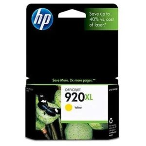 HPHP 920XL YELLOW INK 700 PAGE YIELD FOR OJ 6000 & 6500InkJet Cartridges