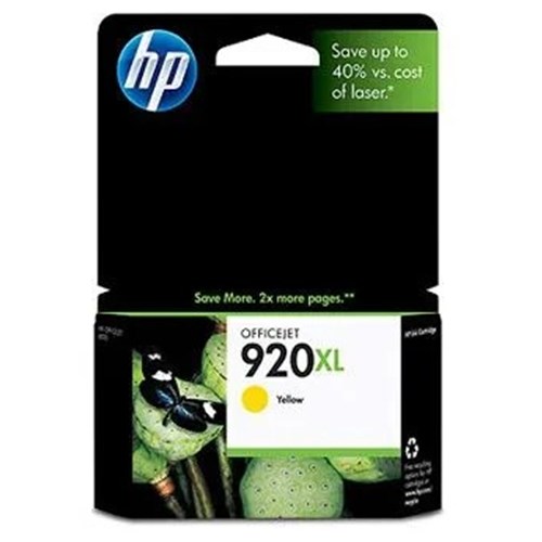 HPHP 920XL YELLOW INK 700 PAGE YIELD FOR OJ 6000 & 6500InkJet Cartridges