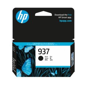 HPHP 937 BLACK ORIGINAL INK CARTRIDGE 1250 PAGE YIELD FOR OJPRO 9132E 9133 9135E 9130InkJet Cartridges