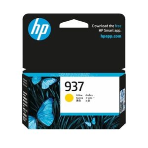 HPHP 937 YELLOW ORIGINAL INK CARTRIDGE 800 PAGE YIELD FOR OJPRO 9132E 9133 9135E 9130InkJet Cartridges