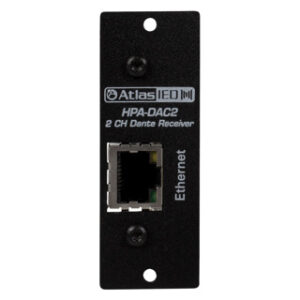 Atlas IED Two-Input Dante® Accessory Card for HPA Amplifiers