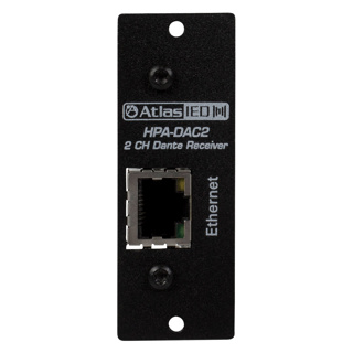 Atlas IED Two-Input Dante® Accessory Card for HPA Amplifiers