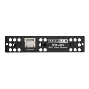 Atlas IED Eight-Input Dante® Accessory Card for HPA Amplifiers