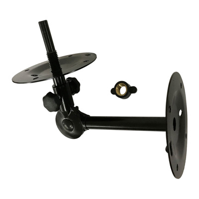 Parallel Helix 765 Omni swivel style metal wall mount bracket for permanent wall mounting capability