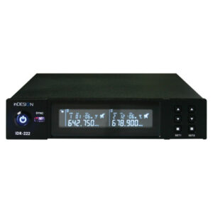 inDESIGN Dual chan antenna diversity wireless receiver. 640-690Mhz 16 channel agile rack kit inc
