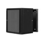 inDESIGN 600 X 550 Wall Mount Rack with glass door 6U Hinged. F/P - Image 2