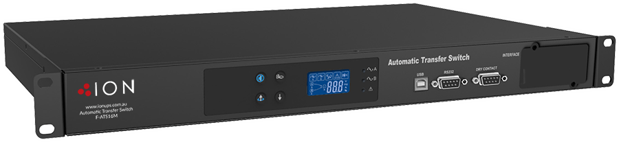 IONION 16AMP 1RU AUTO TRANSFER SWITCH. OPTL SNMP CAPABILITY F-ATSSNMP.UPS Accessories