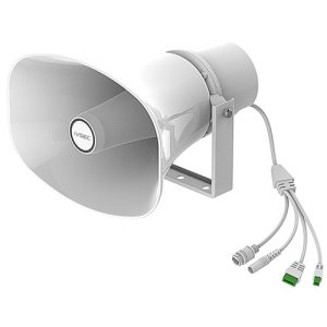 IVSECIVSEC 30W SIP WHITE HORN SPEAKER WITH MIC IP66 1 X INPUT 1 X OUTPUT MULTICASTNVR - Accessories