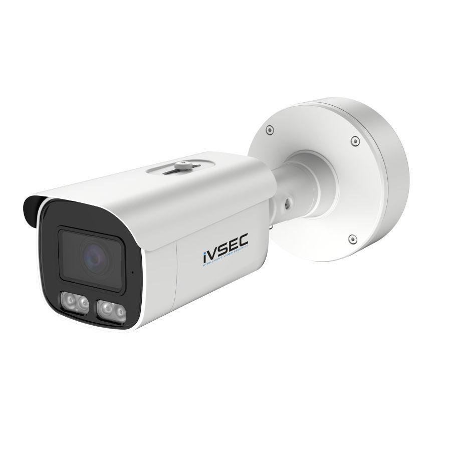 IVSECIVSEC BULLET IP CAMERA 8MP 8MM-32MM MOTORISED LENS 30FPS POE IP67 100M IR IVS LPRIP Compact Bullet