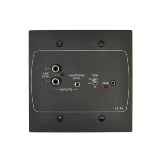 Cloud Active input plate with 1 stereo line input (phono and 3.5mm jack socket) US style. Black - Image 2