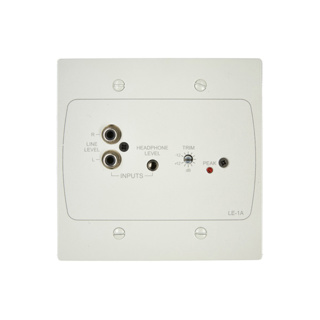 Cloud Active input plate with 1 stereo line input (phono and 3.5mm jack socket) US style. White - Image 2