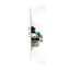 Cloud Active input plate with 1 stereo line input (phono and 3.5mm jack socket) US style. White - Image 4