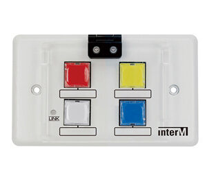 Inter-M 4 button wall remote control device for ARM-911A. Cat5 connection