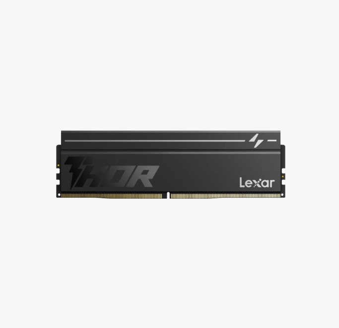 Lexar LD5U16G60C360V-RGS DDR5 UDIMM 16GB 6000 MT/s 1.4V CL36 THOR G2 OC HEATSINK BLACK INTEL XMP 3.0 & AMD EXPO – Lexar LXM-DR5-U16G-C360V-RGS DDR5 UDIMM (Desktop) Product Image
