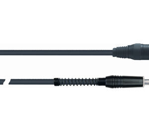 QuikLok Black Series Cable - 6.5mm straight stereo jack to 3P Female XLR. 4.5M