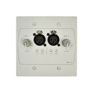 Cloud Active input plate with dual mic input. mic level control and 2 band EQ