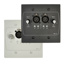 Cloud Active input plate with dual mic input. mic level control and 2 band EQ, US style. Wht - Image 4