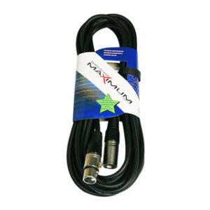 Maximum 5 metre XLR to XLR mic cable
