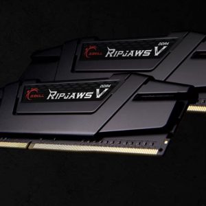 G.SKILL F4-2666C19D-64GVK 64GB (2 x 32GB)/ PC4-21300 / DDR4 2666 Mhz/ Timings 19-19-19-43/ Voltage 1.20V/ Ripjaws V – G.SKILL MEG-F4-2666-19D-64GVK DDR4 UDIMM (Desktop) Product Image