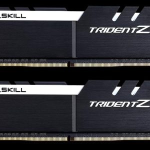 G.SKILL F4-3200C16D-32GTZKW 32G (2 x 16GB)/ DDR4 3200 MT/ XMP 2.0/Timings 16-18-18-38/ Voltage 1.35V/Trident Z – G.SKILL MEGS-F4-3200-32G-TZKW DDR4 UDIMM (Desktop) Product Image