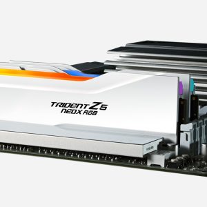 G.SKILL F5-6000A3636F16GX2-TZ5NXRW 32GB (2 x 16GB)/ DDR5 6000 MT/s/ Timings 36-36-36-76/ Voltage 1.35V/ TZ5 Neo X RGB AMD EXPO ™Ultra Low Latency – G.SKILL MEGS-F5-6000-3636-TZ5NXRW DDR5 UDIMM (Desktop) Product Image