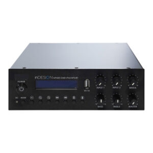 inDESIGN 60watt 100v line mixer amp