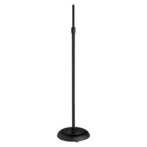 AtlasIED All purpose straight microphone stand. Round Base