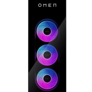 OMEN MAX 45L Gaming Desktop AMD Ryzen R9-9950 32GB DDR5 2TB SSD RTX 5090 Windows 11 Home WiFi7 2.5GbE USB-C HDMI 3xDP 1200W mATX 1yr – HP NBHP-OMEN45-R9322TBR5090 Desktop - Commercial Product Image