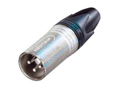 Neutrik XLR cable mount male connector 3 poles