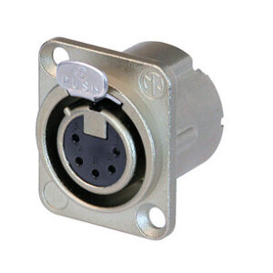 Neutrik 5 pin female chassis mount connector