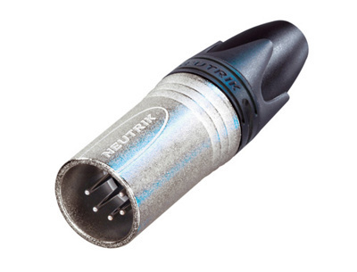 Neutrik 5 pin male inline connector