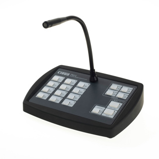 Cloud twelve zone digital paging mic