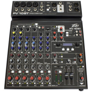 Peavey PV® 10 BT. 4 XLR/14" Mic/Line combo inputs