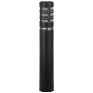 Peavey Condenser super-cardioid microphone. Includes case and windsock