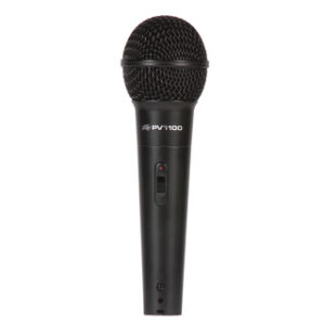 Peavey Dynamic cardioid vocal microphone. With switch. Includes XLR cable