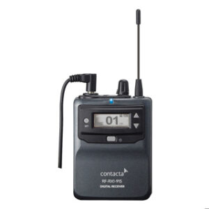 Contacta Portable Radio Frequency Receiver - 915MHz. Includes batteries and lanyard