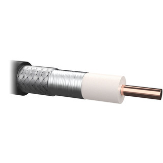 Maximum 10.3mm low loss coax cable