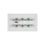 Cloud RL-1x8 8x Remote Volume Level Controls and Mute Switch. White - Image 3